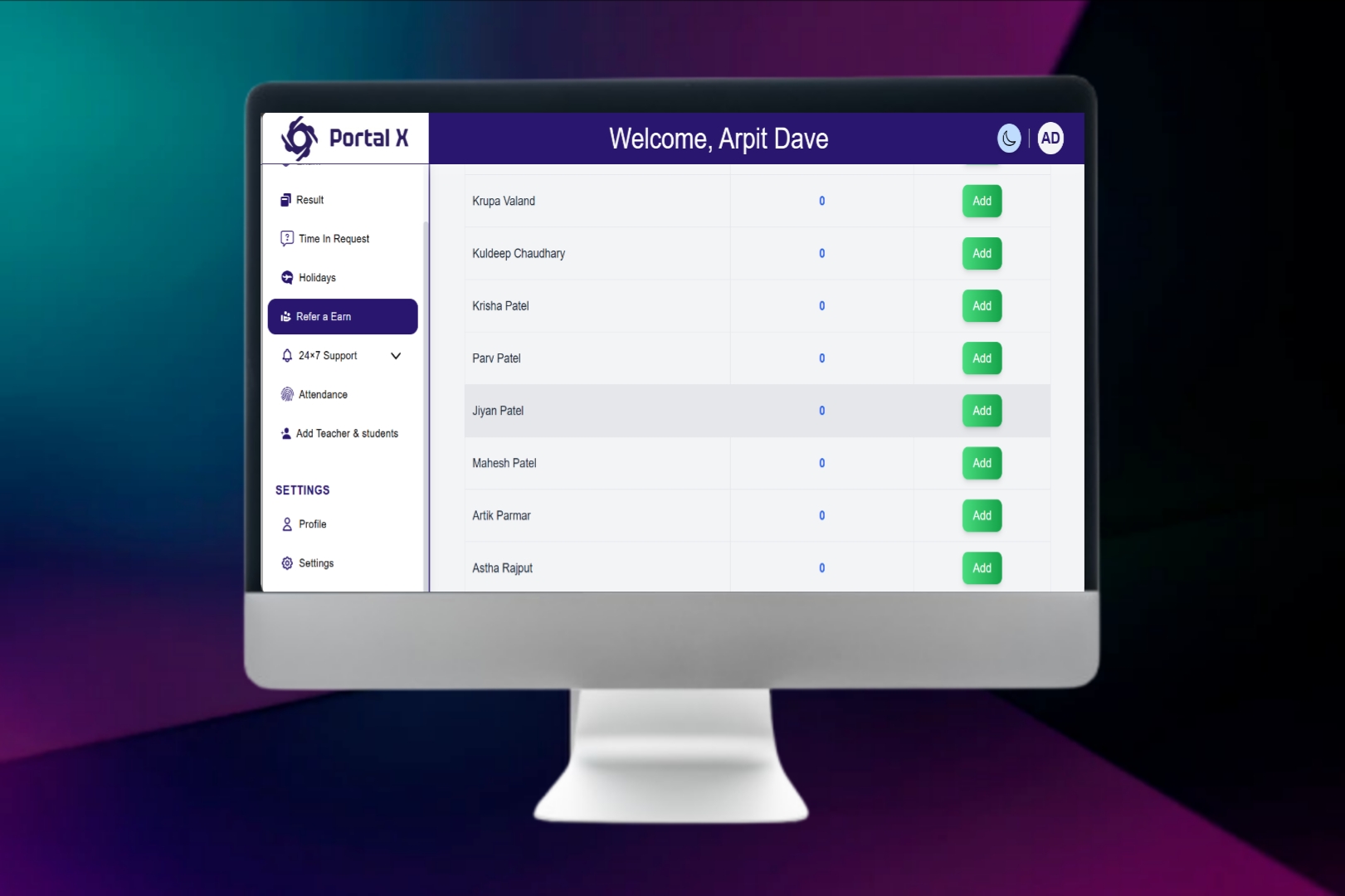 Student Portal Showcase 3
